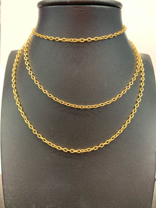 cadena de oro 18 k