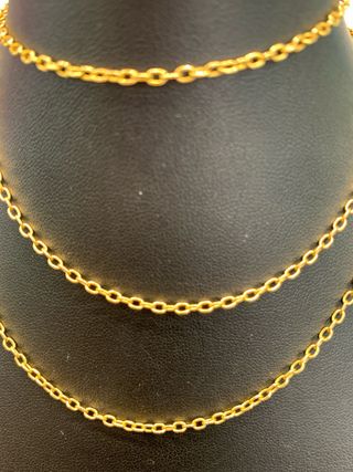 cadena de oro 18 k