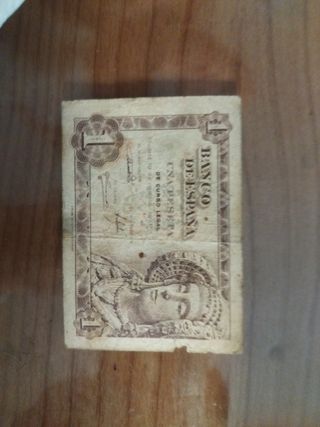Billete 1 Peseta España 1948