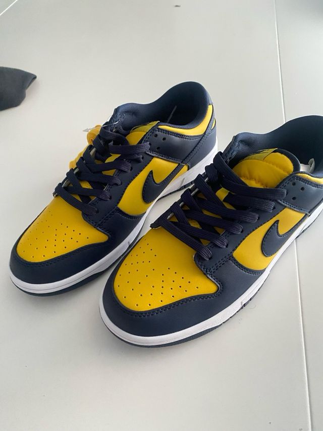 Nike Dunk Low - Amarillas y Azules, Talla 44