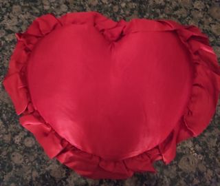 Cuscini cuore vintage rossi - 2pz