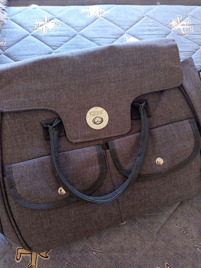 Bolso bebé grande - Gris