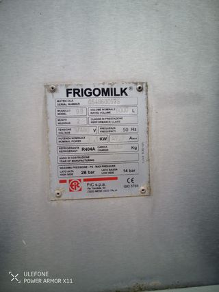 Tanque de enfriamiento 8000 lt.