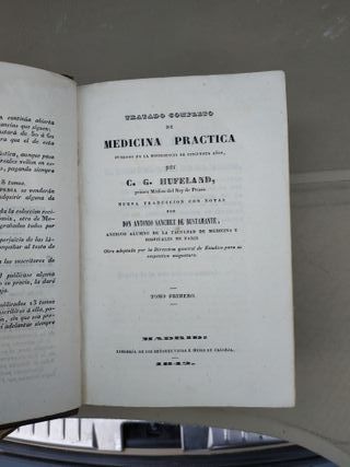 1842. Tratado completo de medicina práctica Tomos