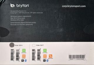Bryton Rider 310 GPS + sensor Magene