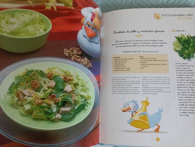 5 libros de recetas niños de 0-5 años