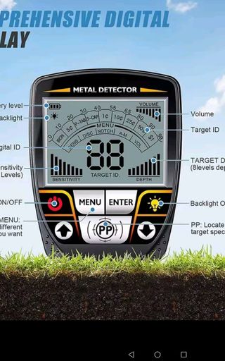 Detector Metales TX-640 Plegable
