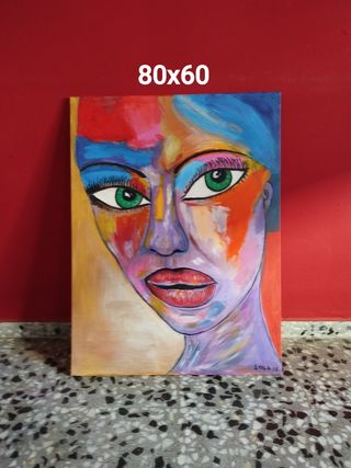 Cuadros grandes hechos a mano desde 40 hasta 60 €