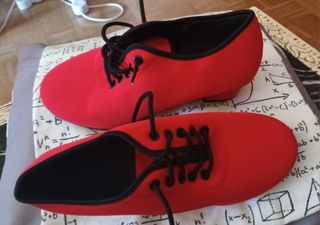 Zapatos baile rojo talla 39