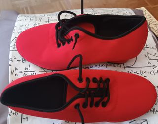 Zapatos baile rojo talla 39