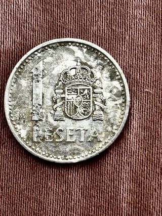 1 Peseta Española 1987 Antigua