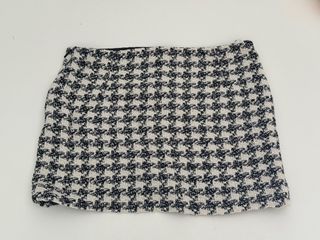 Falda Mango - Falda mini cuadros