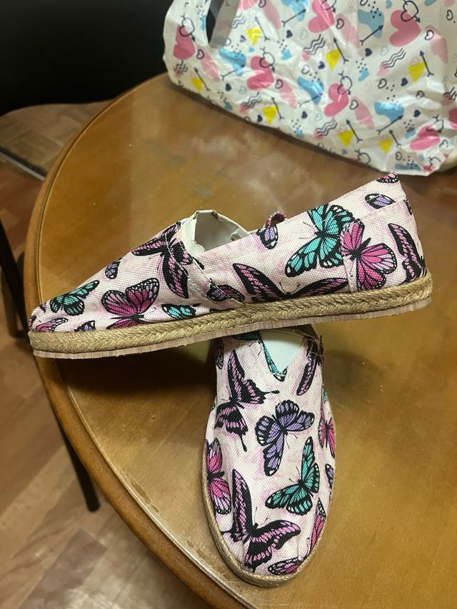 Alpargatas Riva multicolor, talla 38