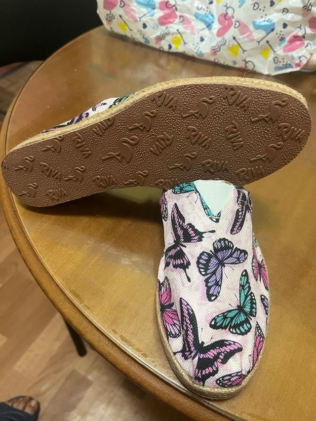 Alpargatas Riva multicolor, talla 38