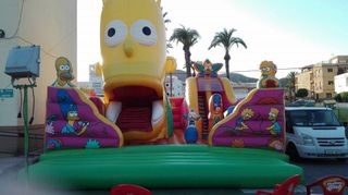 Se vende Castillo hinchable Los Simpsons