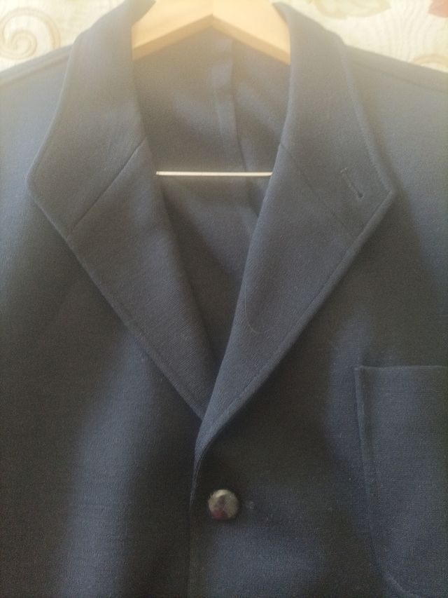 Chaquetón azul marino hombre