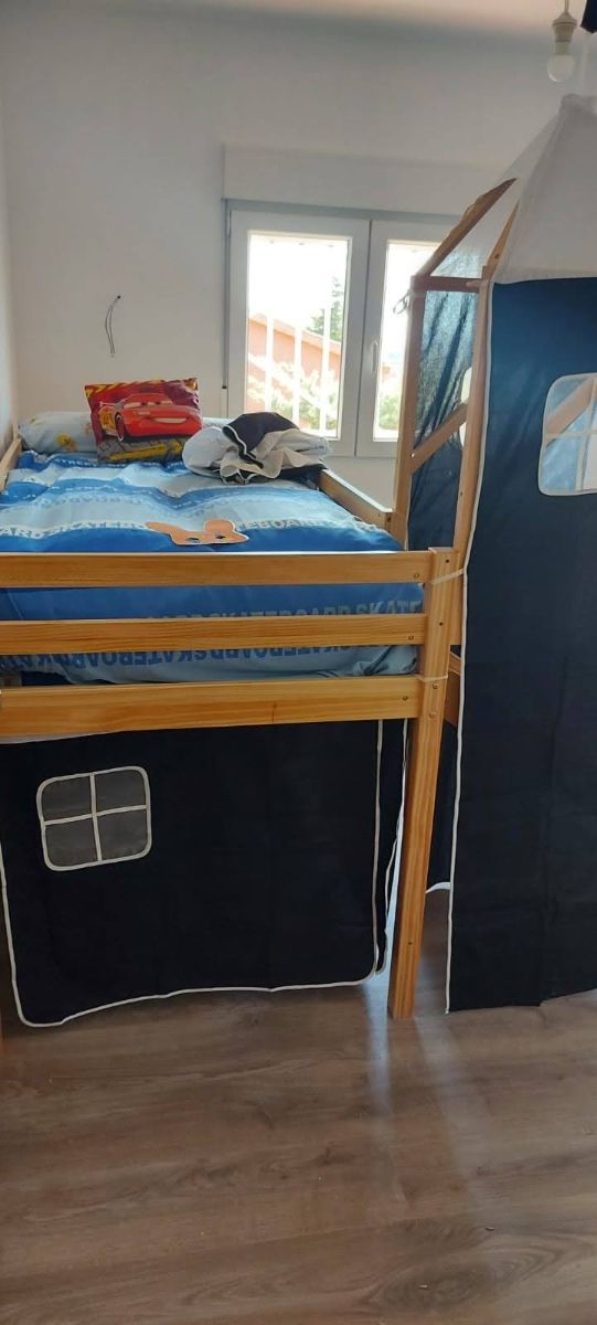 Cama nido pirata con tobogán