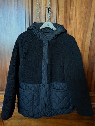 Giacca pile nera M&S