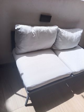 Sillón terraza - Negro y blanco