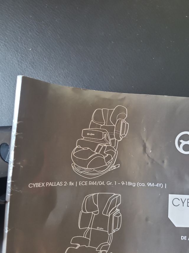 Silla coche Cybex negra