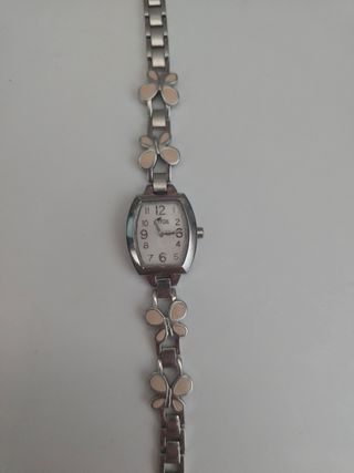 Reloj LOTUS niña - plata y blanco