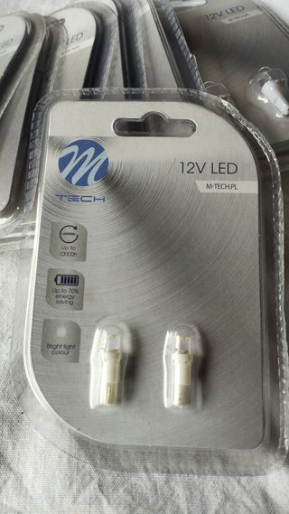 Lâmpadas LED T5 - 12V - M-Tech
