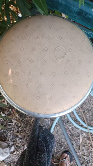 Mesa alta vintage + 4 banquetas