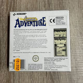 Castlevania: The Adventure Game Boy