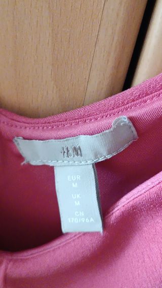 Vestido rosa H&M talla M