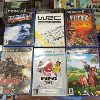 6 Juegos PS2 Variados
