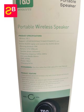 Altavoz Bluetooth T&G TG-332