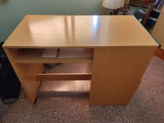 Escritorio madera infantil - beige/verde