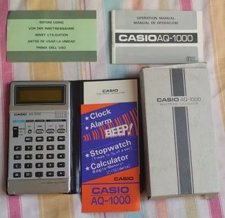 Casio AQ-1000: Reloj Calculadora