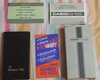 Casio AQ-1000: Reloj Calculadora