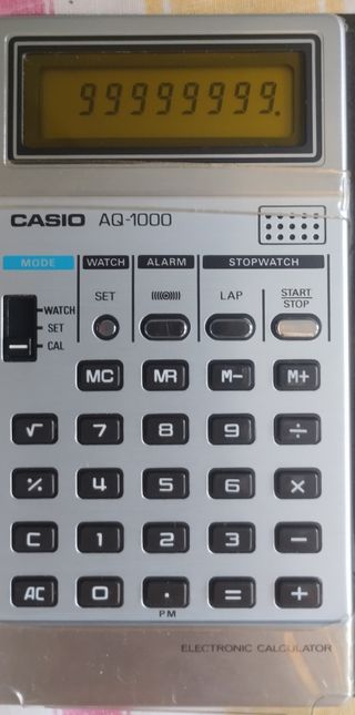 Casio AQ-1000: Reloj Calculadora