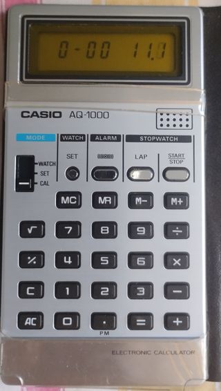 Casio AQ-1000: Reloj Calculadora