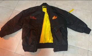 Giacca Bomber Simpson - nera e gialla