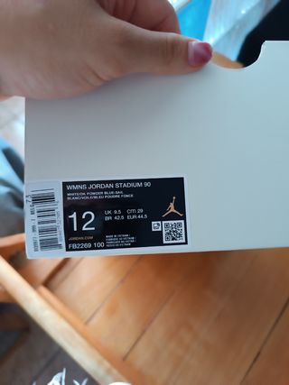 Zapatillas Nike Air Jordan - Blancas y Azules