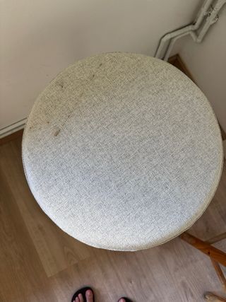 Taburete IKEA Gunnared - blanco beige