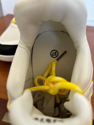 Zapatillas deportivas niño blanco-amarillo
