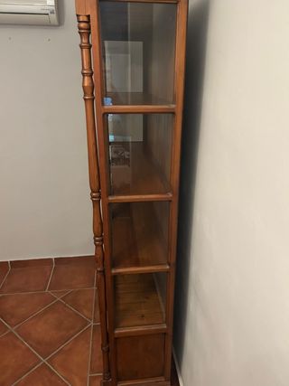 Muebles rústicos salón- comedor tallados a mano