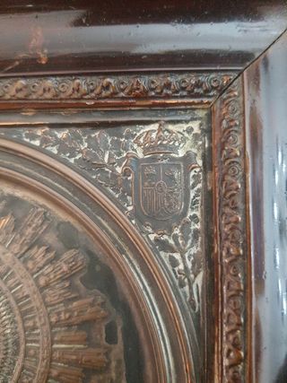 Cuadro antiguo Virgen del Pilar