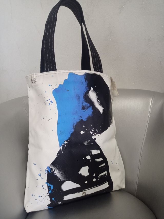 Penny black tote Bag in similpelle