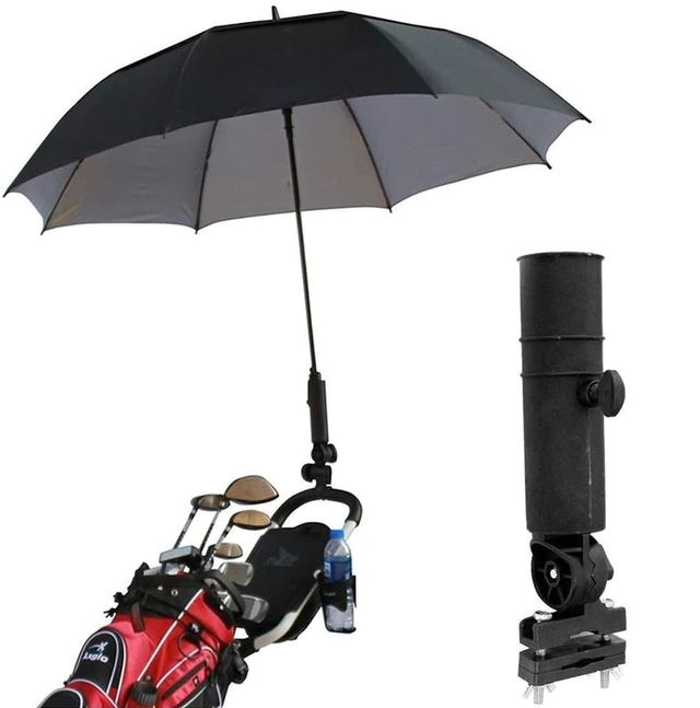 Carro eléctrico de golf portaparagüas