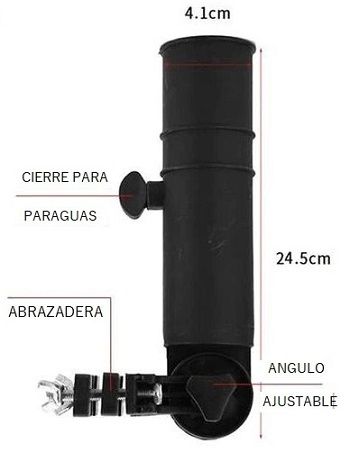 Carro eléctrico de golf portaparagüas