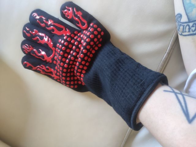 Guante resistentes al calor protección térmica