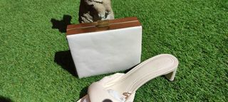 Sandalias Bershka beige + bolso