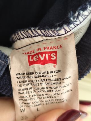 Levi's - Jeans velluto blu