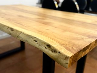 Mesa comedor madera acacia - Estilo industrial