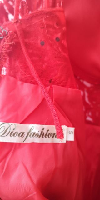 Vestido rojo fiesta - Talla S